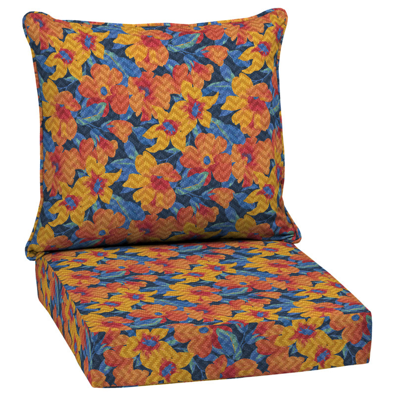 Ebern Designs Deep Seat Outdoor Seat/Back Cushion & Reviews | Wayfair